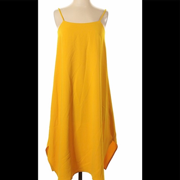 Trina Turk resort 2015 yellow tank slip dress - Picture 2 of 6
